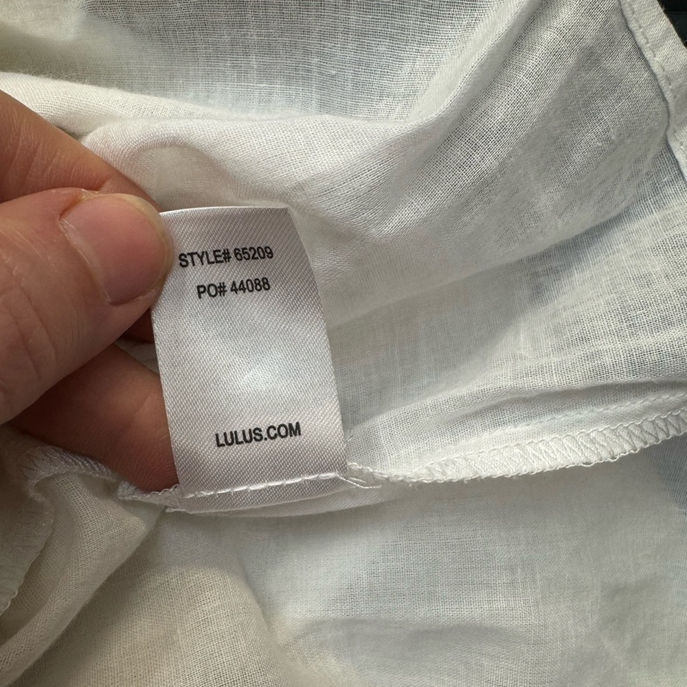 Lulus. White Blouse - Picture 8 of 10